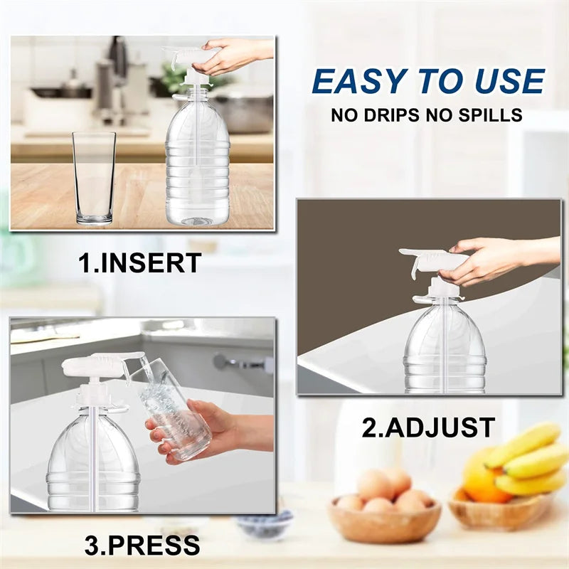 Automatic Drinking Straw Suction Pump Automatic Beverage Straw Beverage Dispenser Magic Tap Spill Proof Water Pump DIY Dispenser