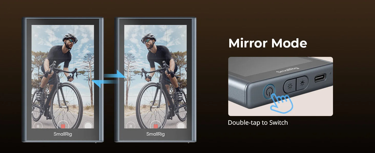 SmallRig Phone Monitor Screen with Wireless Control, Video Monitor w Cold Shoe Real-Time Screen Sharing for iPhone 17for MagSafe
