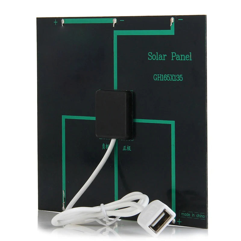 Outdoor Solar Charger Portable Universal Mobile Phone Charger Mp3 Mp4 Small Fan For Survival Camping Hiking Emergency Kit