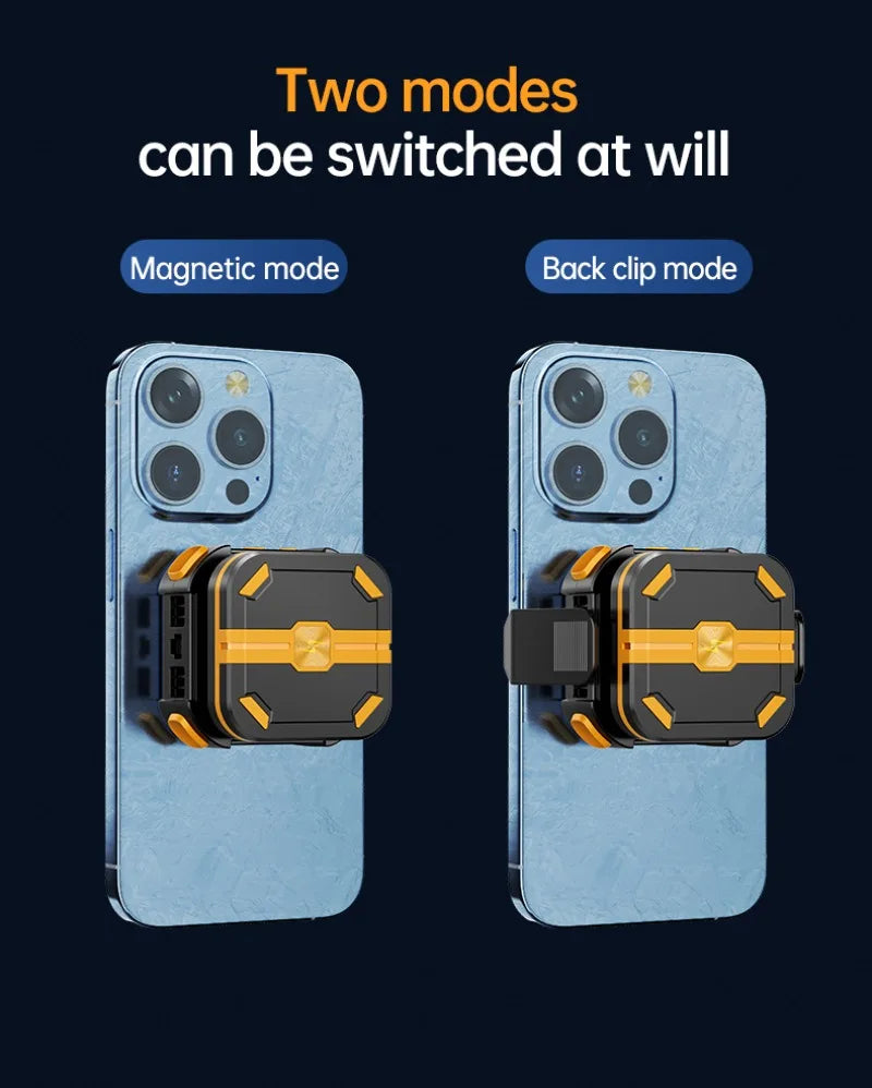 P70 NEW 10W Mobile Phone Semiconductor Cooling Fan Radiator with 2000mAh Battery PUBG Game Cooler for IPhone Android Universal