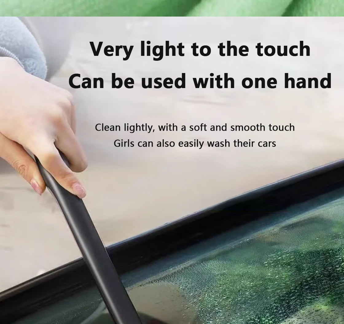 Car Window Cleaner Brush Auto Interior Glass Wash Wiper Multi Functional Household Glass Cleaning Brush  Reusable Cloth Pad