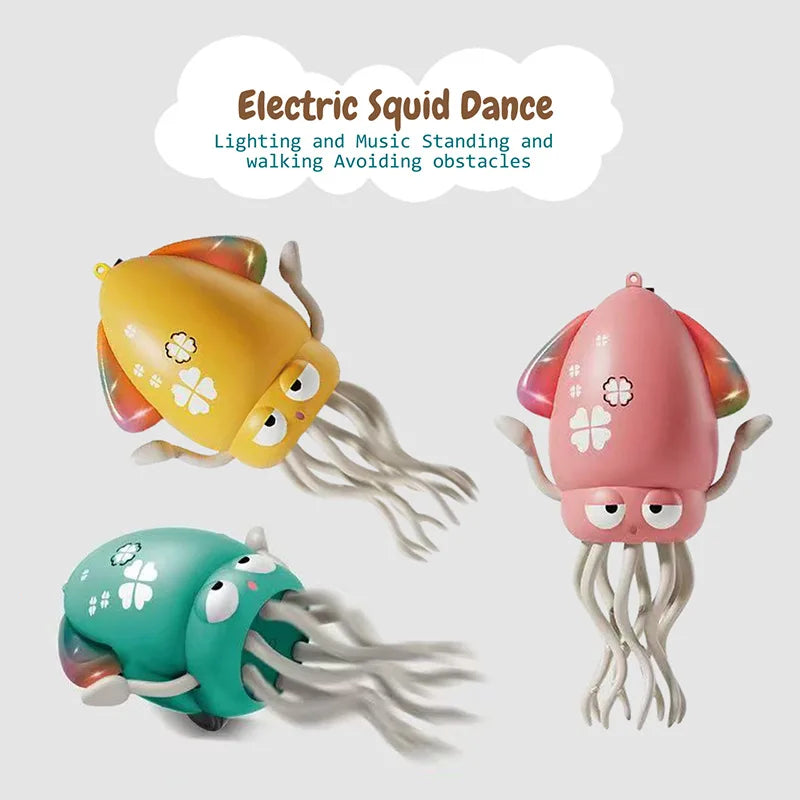 Electronic Pet Toys Dancing Octopus Kid Cartoon Interactive Development Moving Education Toddler Toy Gift Creative Kids Gift