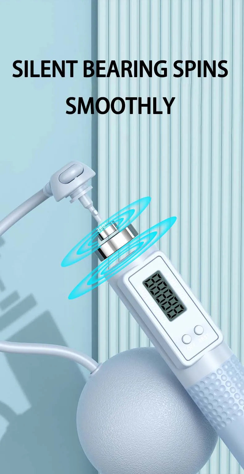 Intelligent Counting Cordless Jump Rope Professional Sports Fitness Adult Student Dual Purpose Jump Rope Sporting Goods