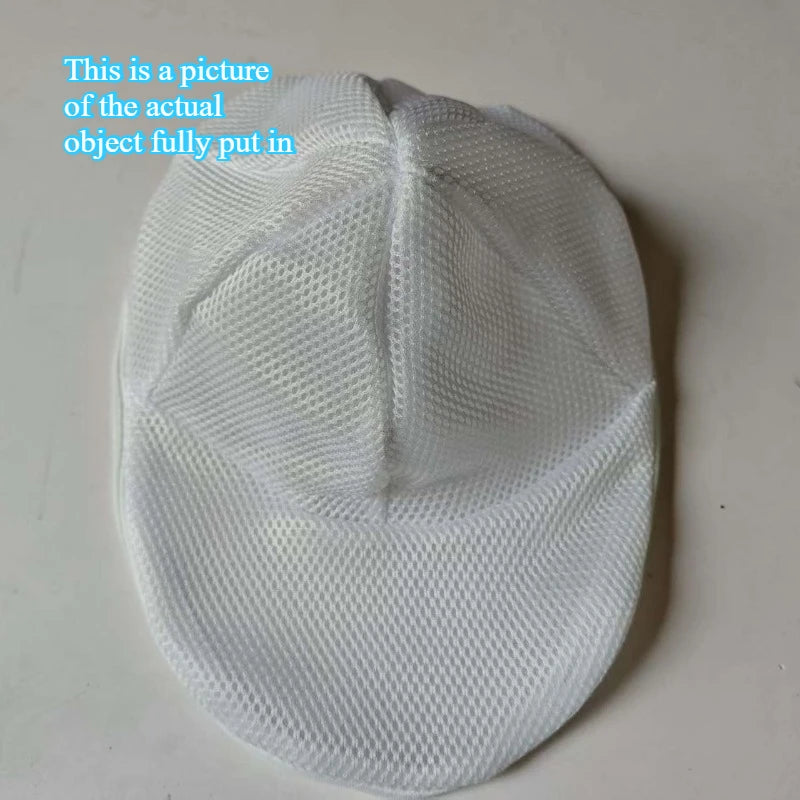 Washer Safe Hat Cleaner Cage and Mesh Laundry Bag,Baseball Cap Shape Protector for Washing Machine and Drying Laundry Organizer