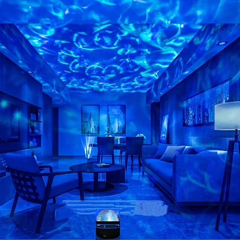 Galaxy Projector Water Ocean Wave