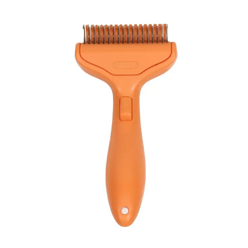 Portable Pet Dog Grooming Brush Hair Removal Tool For Dogs Self Cleaning Comb Pet Products Professional Pet Deshedding