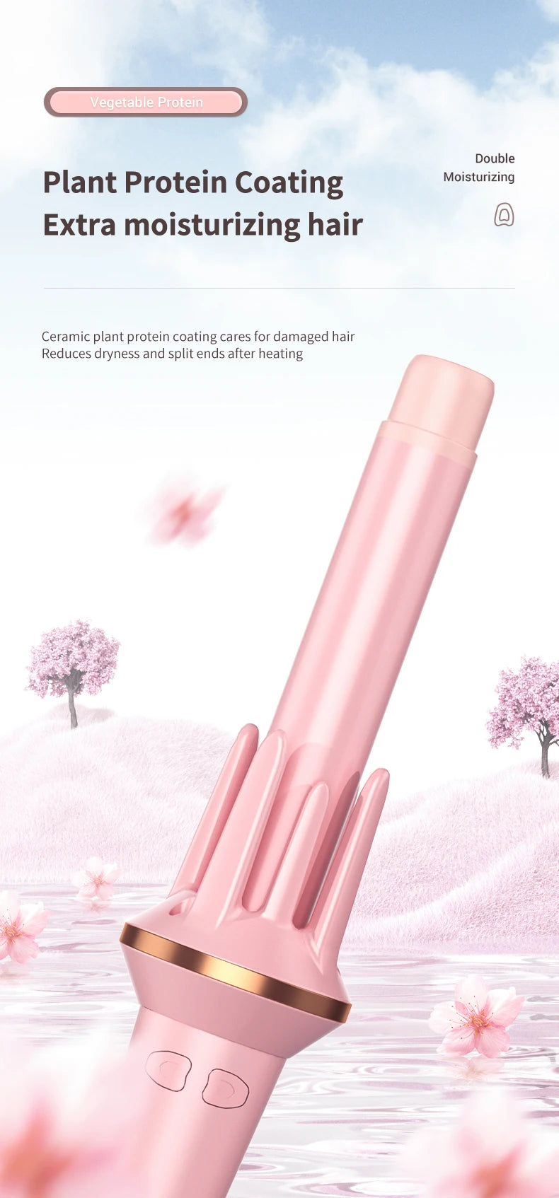 Automatic Hair Curler 28mm/32mm Large Wave Curling Iron Anion Fast Heating Professional Styling Curlers Curling Wand Hair Waver