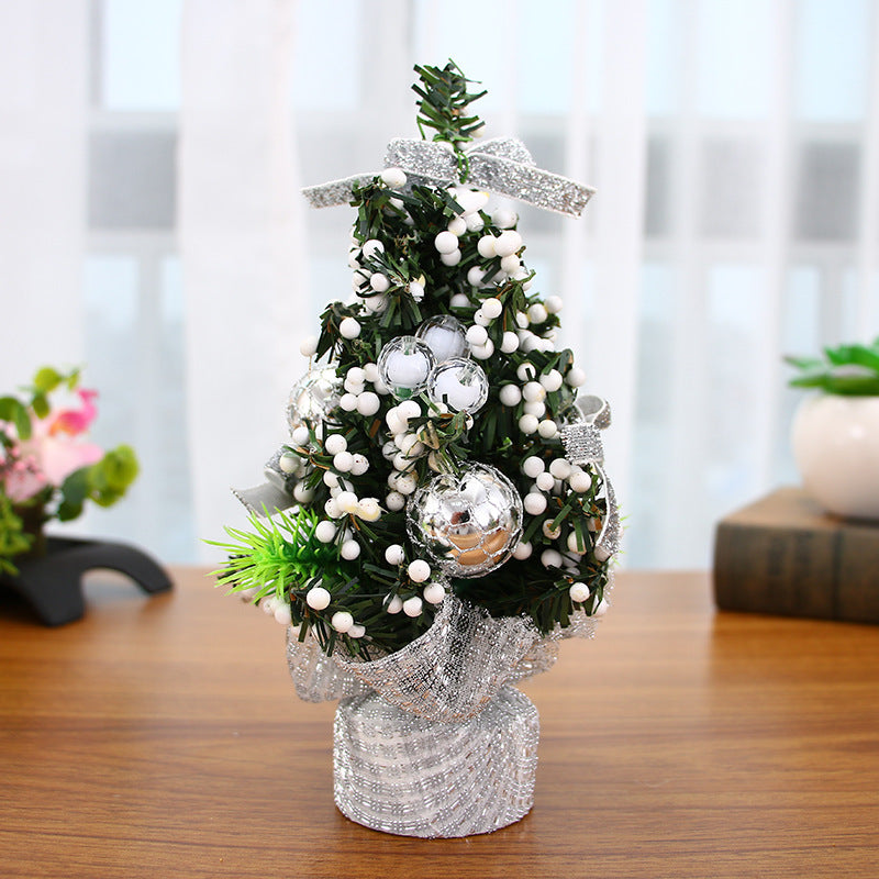 20Cm Merry Christmas Tree Office Home Bedroom Doll Gift Children Desk Decoration
