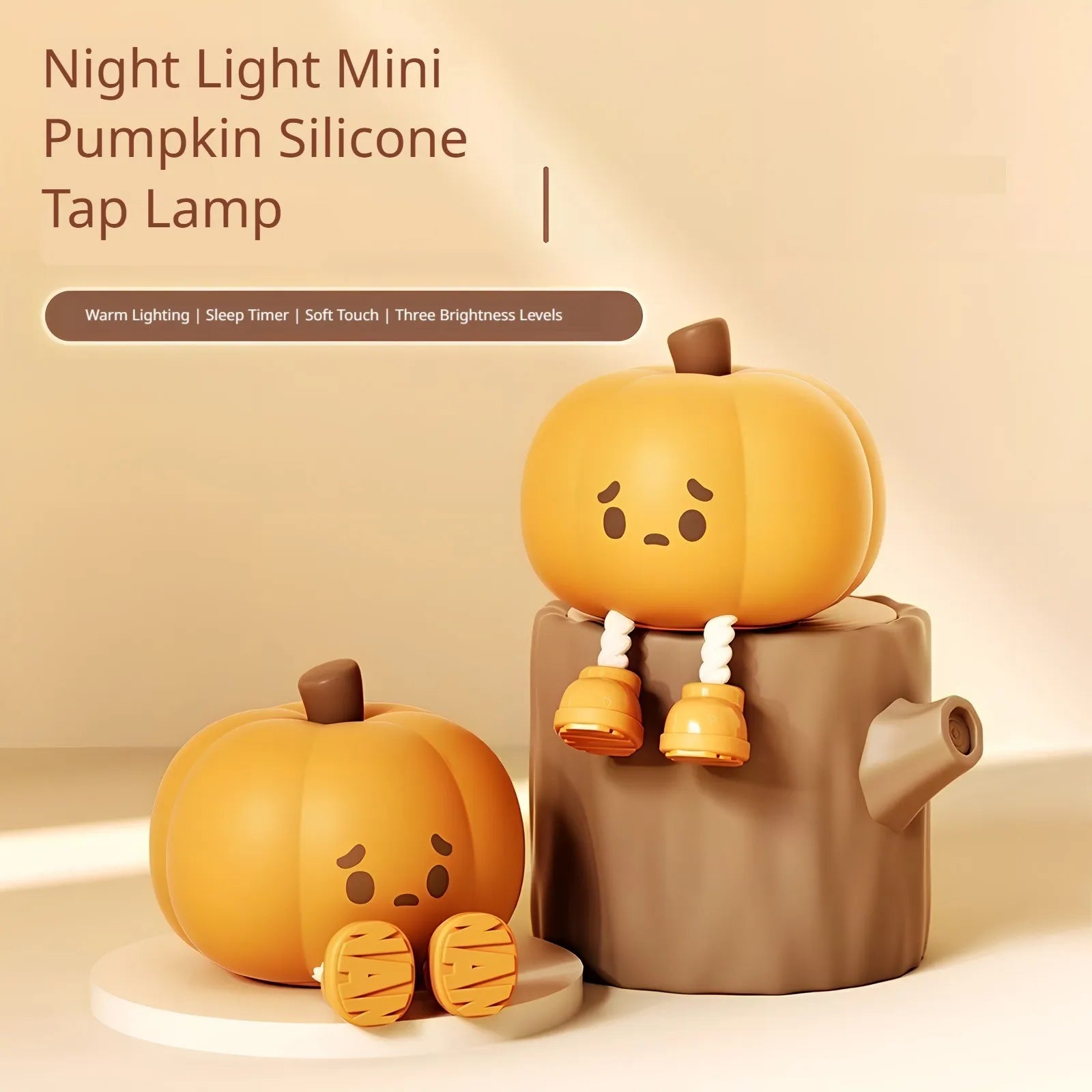 Halloween Glowing Pumpkin Decorative Lamp With Variable Colors Creative House Decoration Festival Party Decoration Supplies