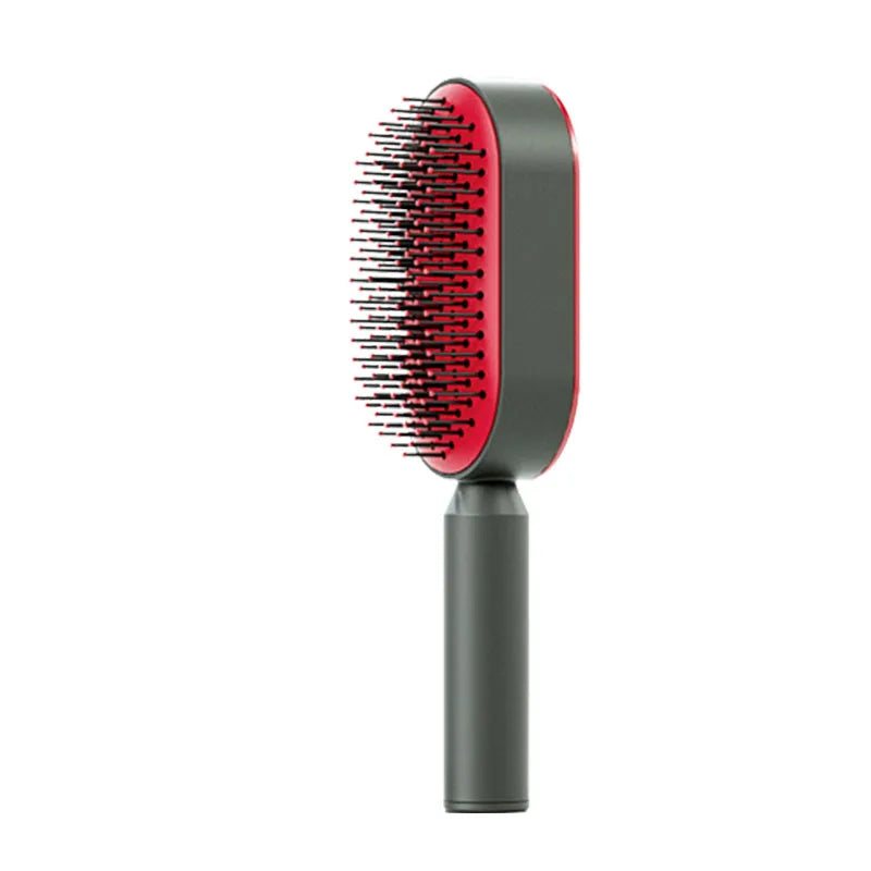 Central Airbag Hair Comb Self Cleaning Detangling Hair Brush For  Women Smooth Anti-Static Scalp Massage Hairbrush Dropshipping