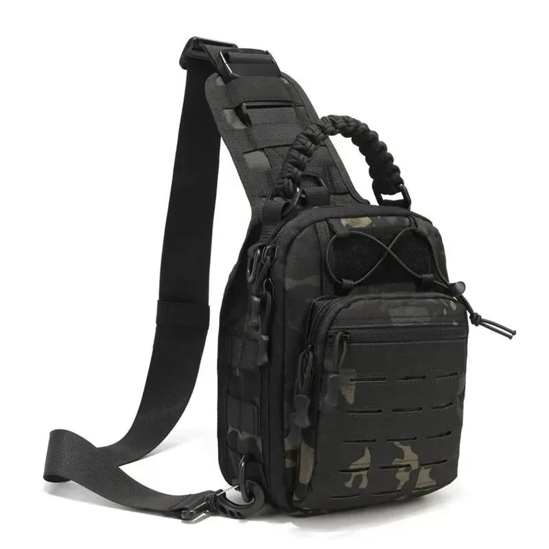 Outdoor Sport Sling Bag Pack Crossbody Shoulder Backpack EDC Assault Range Bag for Climbing Hiking Cycling Hunting Travel