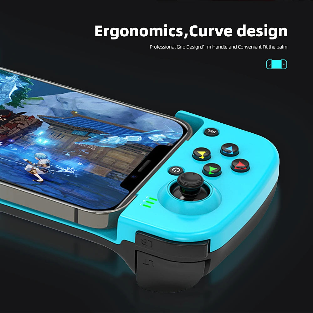 Cell Phone Gamepad Joystick For iPhone Android Control Bluetooth Controller Trigger Pubg Mobile Game Pad Gaming Cellphone Mando