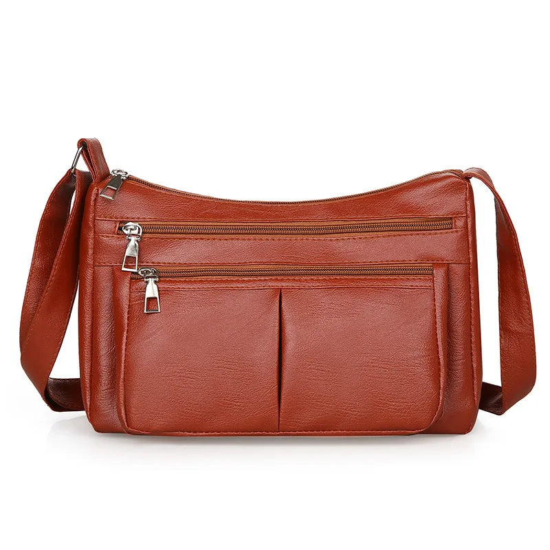 Women's Bag 2025 Trend Korean Handbags Designer Luxury Brand Ladies Shoulder Bags Soft Leather Fashion Versatile Crossbody Bag