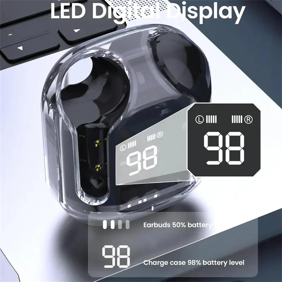 Original T2 Wireless Bluetooth Earphone Transparent