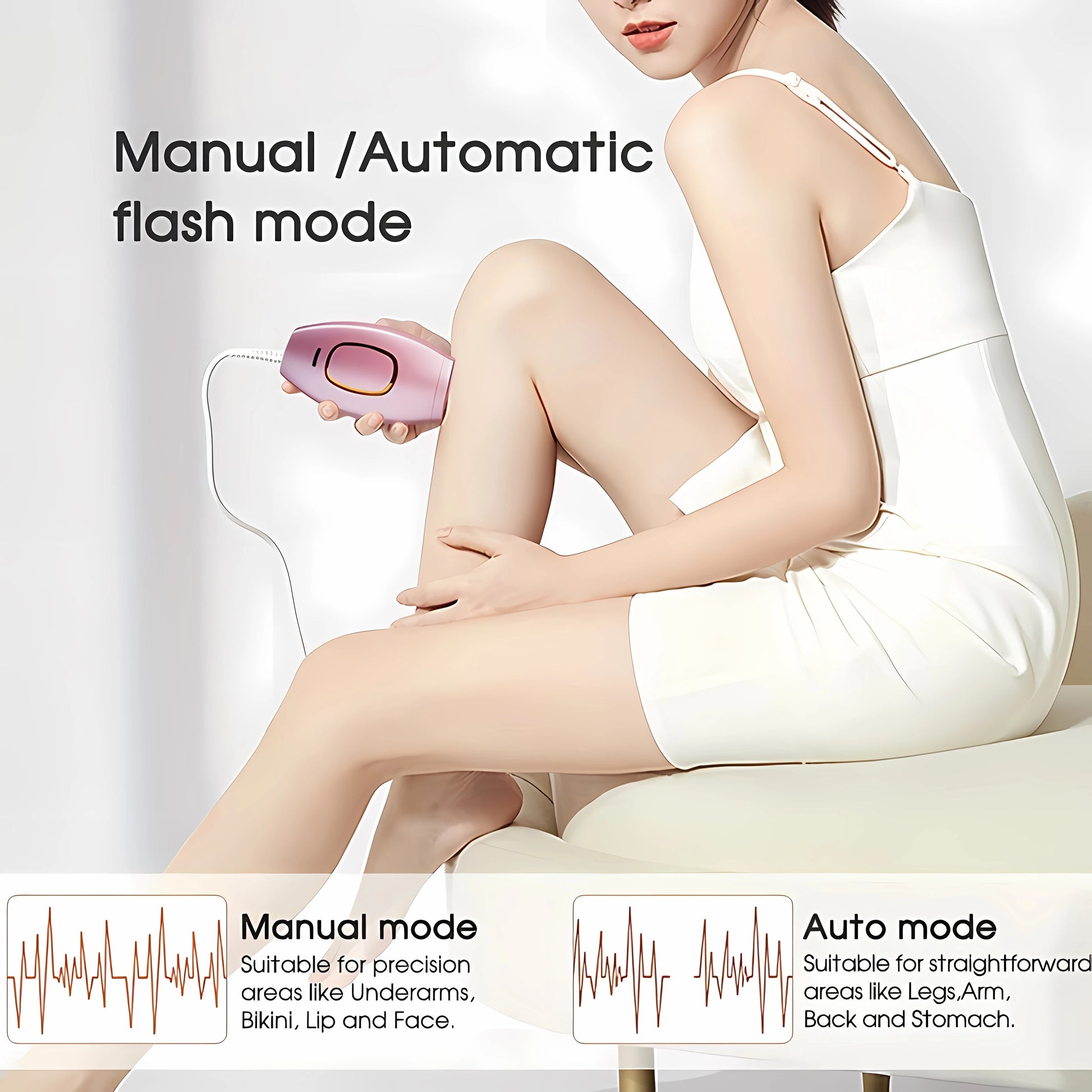 Laser photon skin rejuvenation and hair removal device for whole body painless hair removal device for men and women