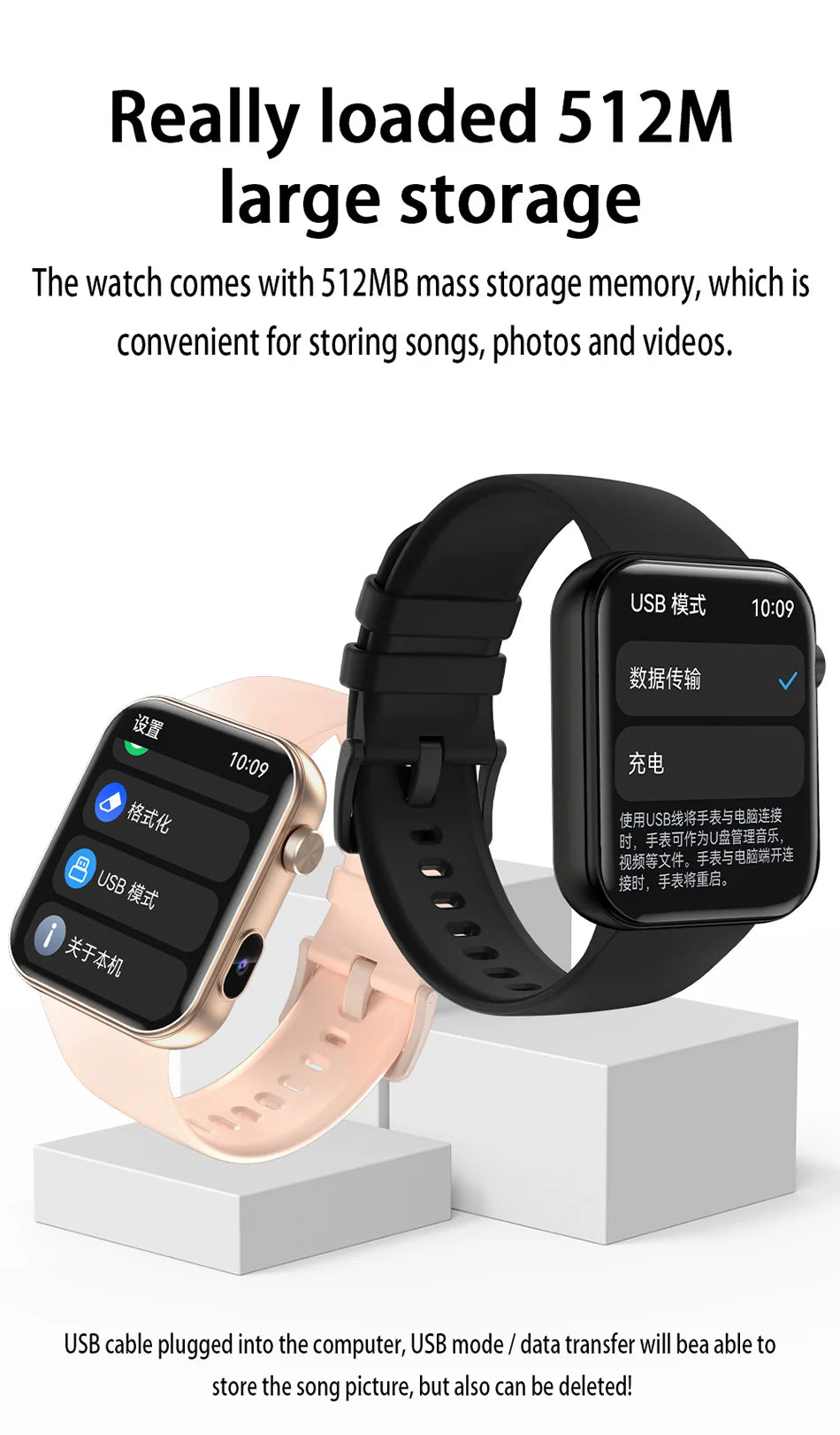 New Smart Watch Women Men Camera Take Photo Record Video Heart rate Sports Fitness Waterproof Bluetooth Call For Android iOS