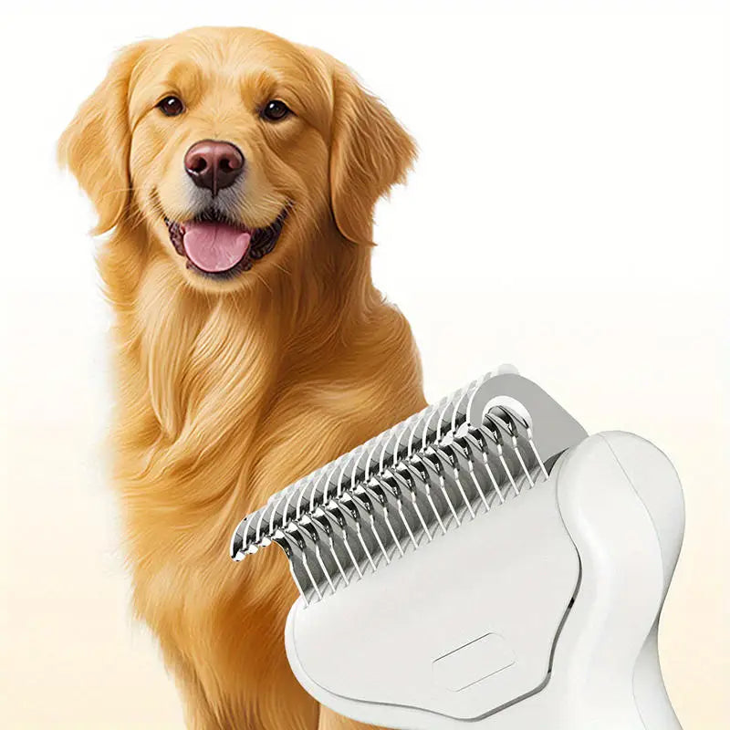 Portable Pet Dog Grooming Brush Hair Removal Tool For Dogs Self Cleaning Comb Pet Products Professional Pet Deshedding
