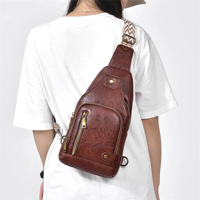 Couple Chest Bag Fashion Versatile Summer Crossbody Bags For Men Women Multi functional Waterproof Breathable Small Backpack