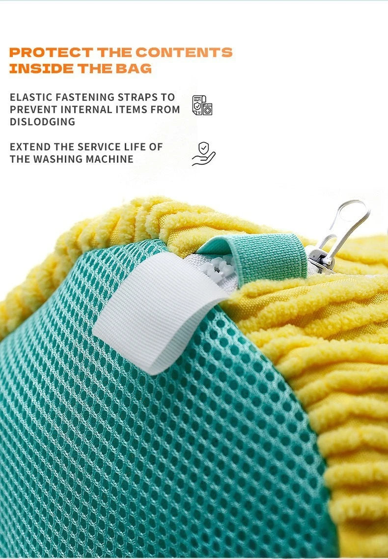 Laundry Bag Shoe Washing Bag Padded Net Protector For Fluffy Fibers Polyester Machine Friendly Drying Wash Bags For Shoes