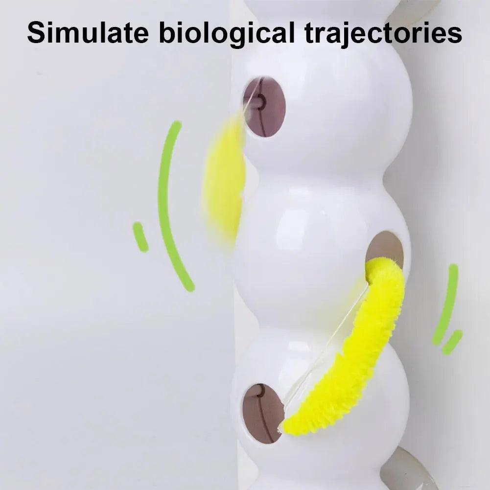 Creative Cat Teasing Stick ABS Durable Scratch Resistant Intelligent Sensing Interactive Cat Toy Rechargeable Auto Motion Toys