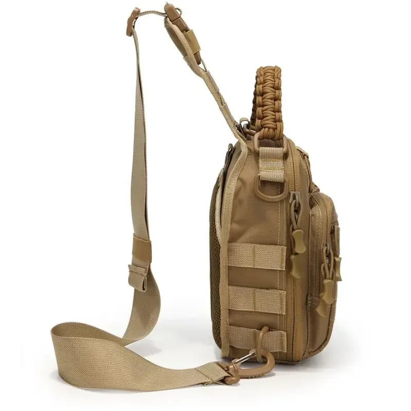 Outdoor Sport Sling Bag Pack Crossbody Shoulder Backpack EDC Assault Range Bag for Climbing Hiking Cycling Hunting Travel