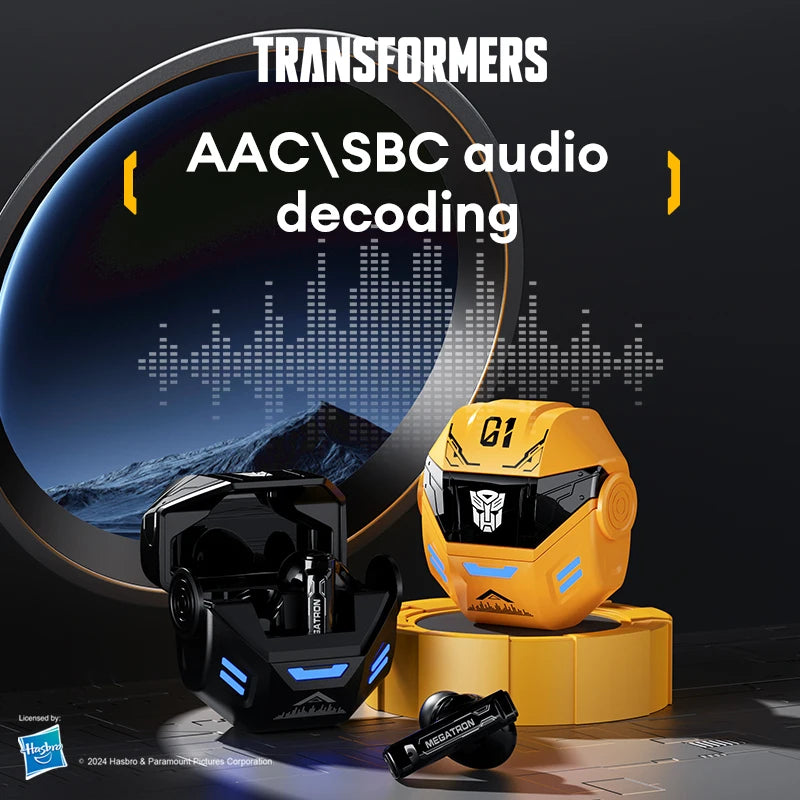 TRANSFORMERS TF-T36 Wireless Earphones Noise Reduction HD Call  Bluetooth Headphone Dual Mode HiFi Surround Sound Headset Choice