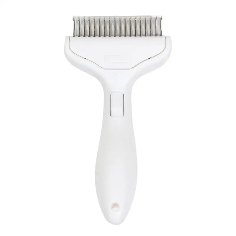 Portable Pet Dog Grooming Brush Hair Removal Tool For Dogs Self Cleaning Comb Pet Products Professional Pet Deshedding