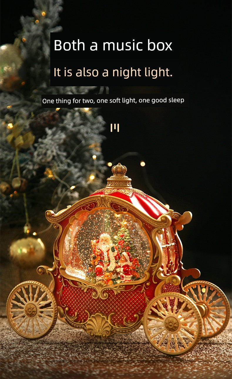 Christmas Tree Decoration Scene Decoration Decoration Elderly Snowflake Desktop Small Night Lamp Kids Gift Decoration Atmosphere