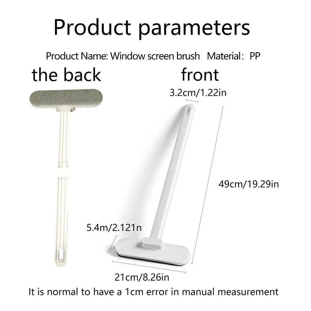 1 multifunctional long handled window brush, wet and dry dual-usecleaning brush,glass brush,sofa,wall, pet hair, carpet cleaning