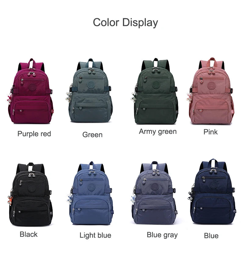Luxury Travel Backpack Women's Stylish Teenage Youth Backpacks for Bara Mochila Impermeable Large School Bag for Boys