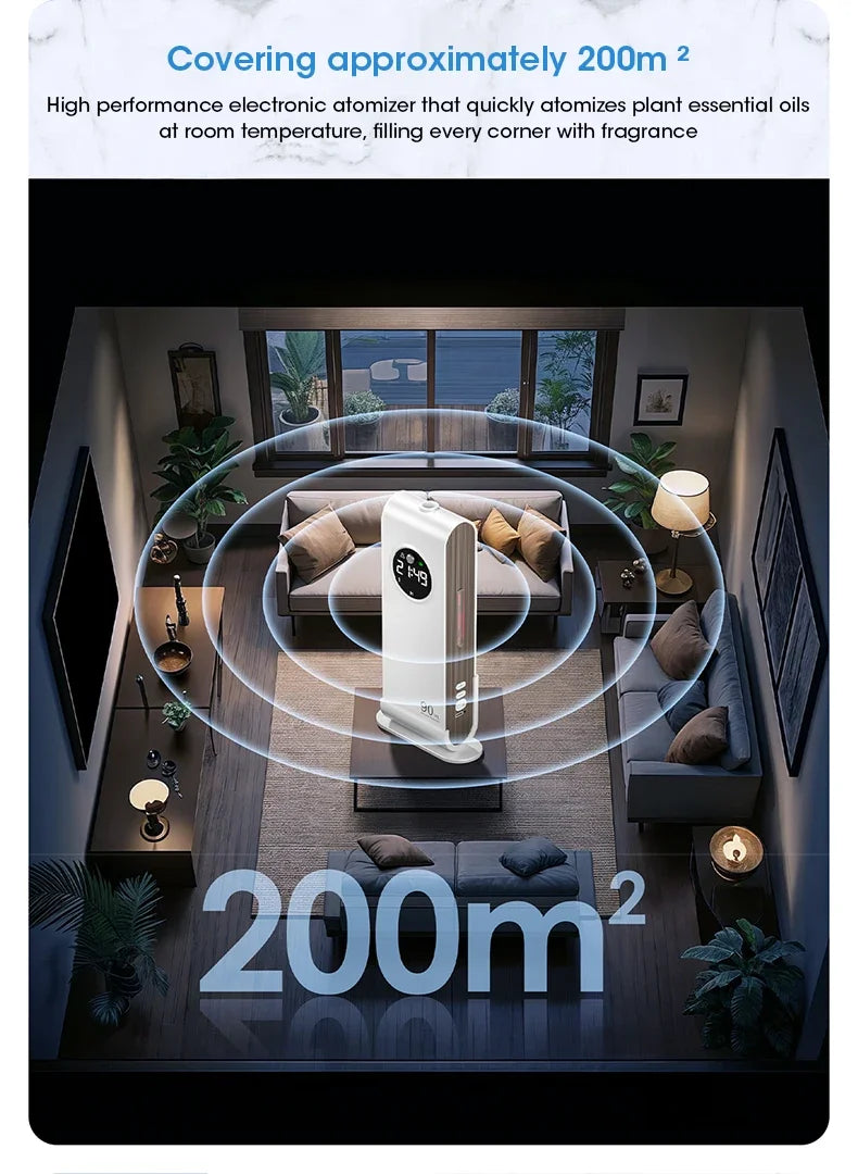 Essential Oil Diffuser Smart Mini USB Charging Ultrasonic Aromatherapy Automatic Atomization Air Purifier for Home Office