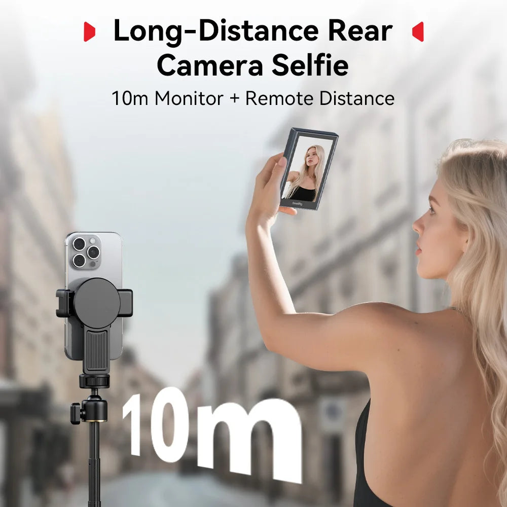 SmallRig Phone Monitor Screen with Wireless Control, Video Monitor w Cold Shoe Real-Time Screen Sharing for iPhone 17for MagSafe