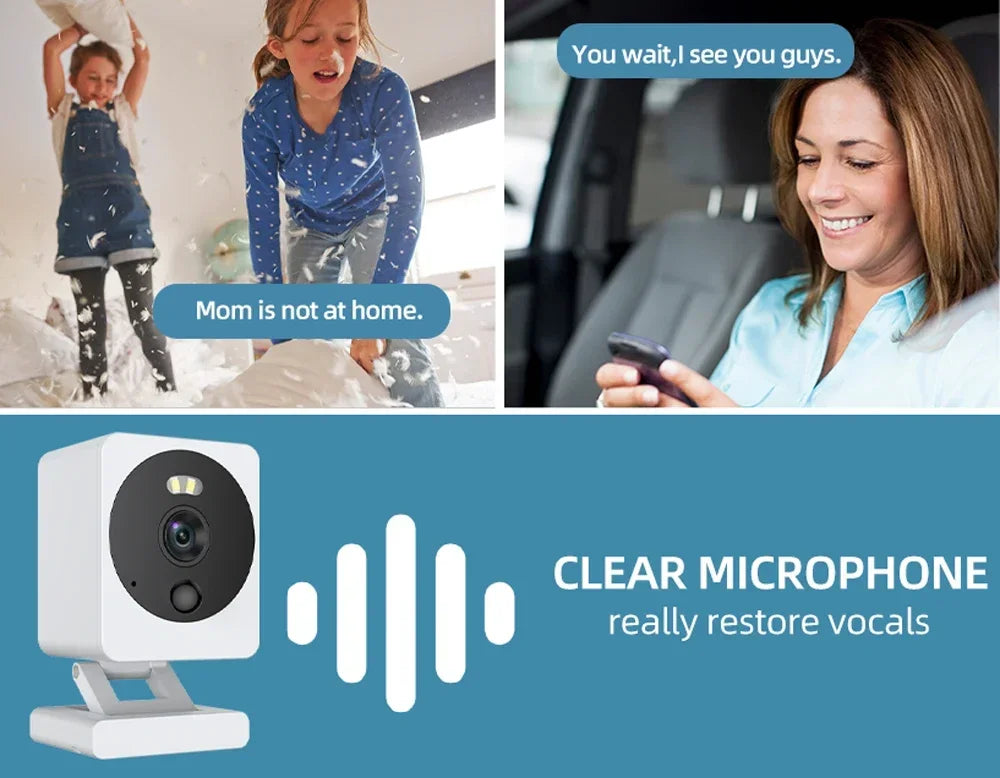 5MP Hd Wifi Camera Indoor Home IR Night Vision Human Detection Surveillance Cube Cameras For Pet Mini Baby Monitor With TUYA APP