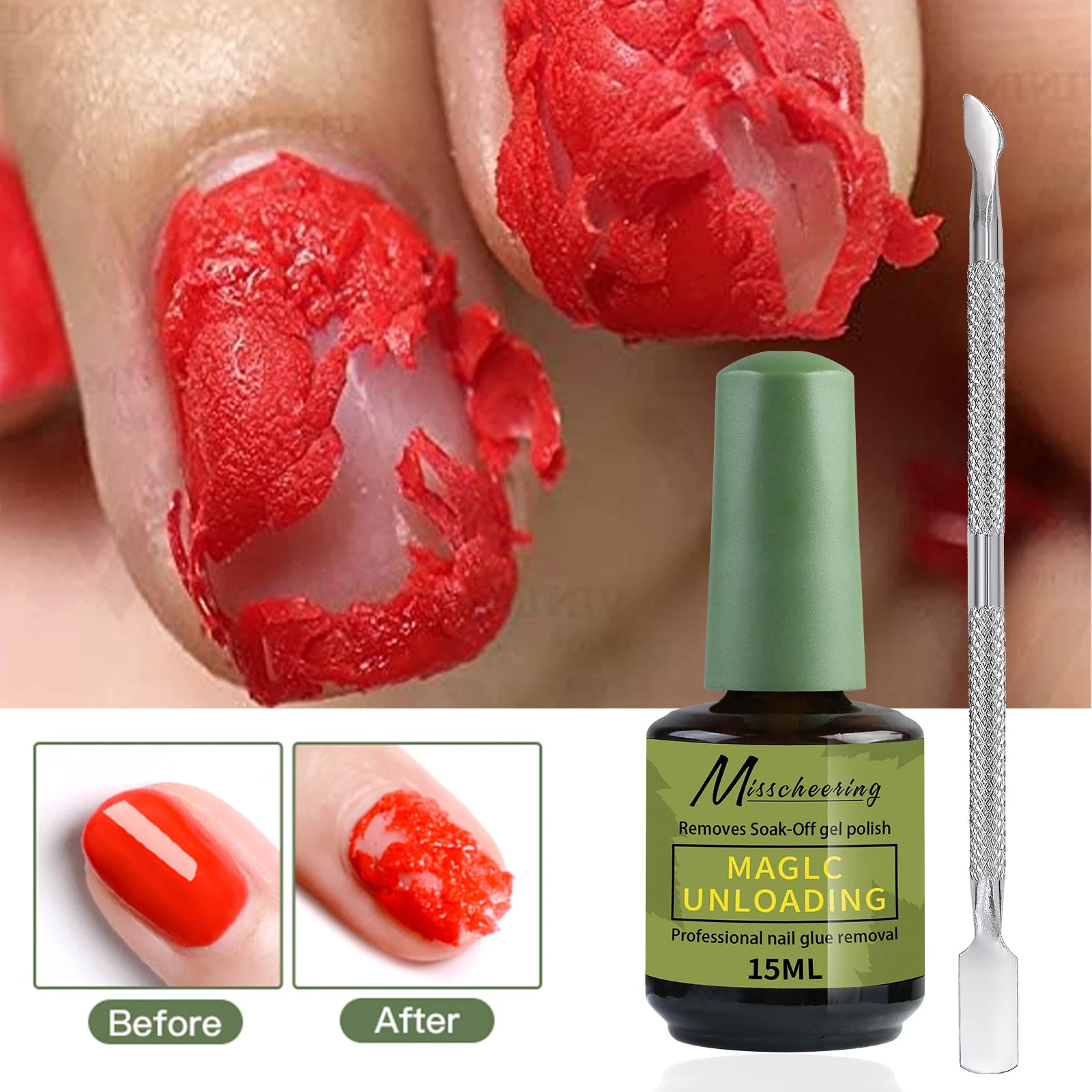 15ml Magic Fast Nail Gel Polish Remover