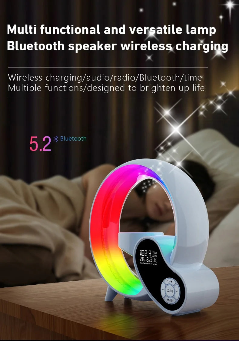 Smart Wake Up Light Night lamp for Bedroom Atmosphere Lamp with Sunrise/Sunset Simulation Bedside lamp for Sleep Nightlight