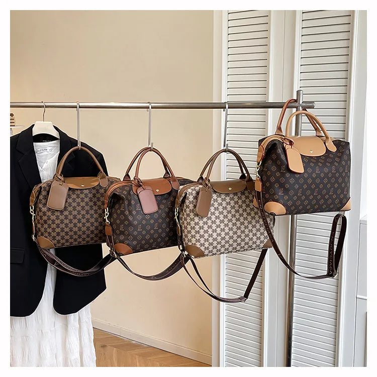 2025 New Large-Capacity Portable Tote Bag — Fashionable, Leisure & Travel-Ready, Versatile Shoulder/Crossbody Bag for Women