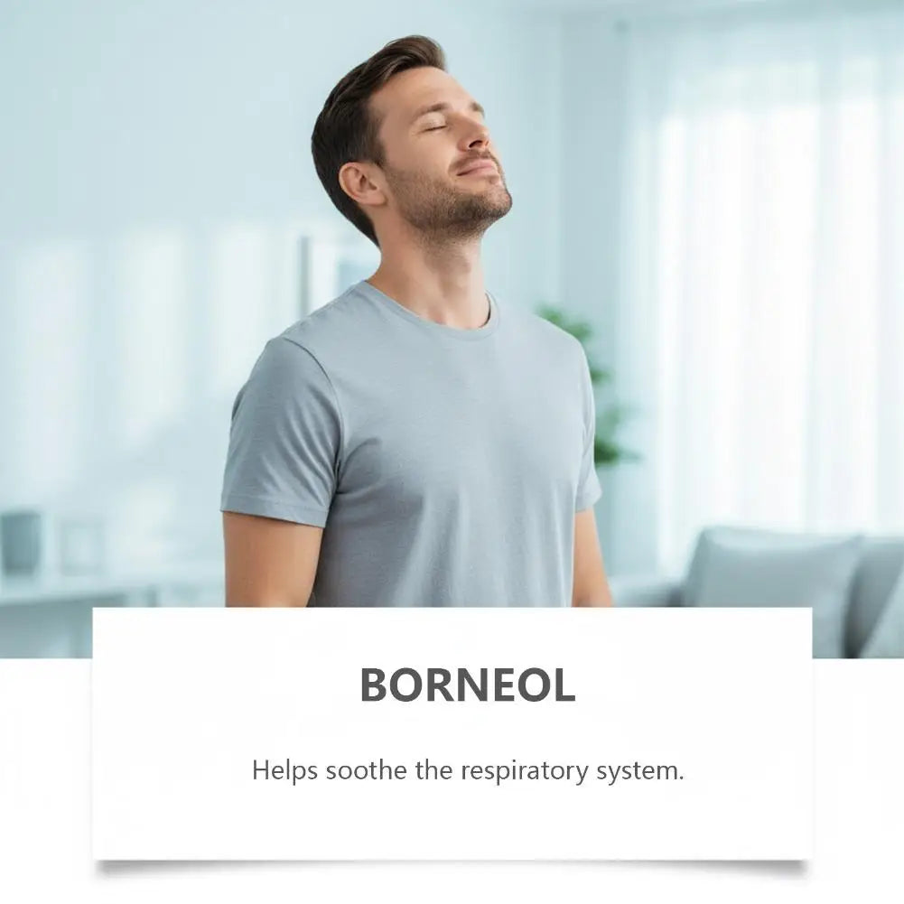 Herbal Diffuser Natural Herbal Energy Bar Lung-Clearing Ingredients Improve Respiratory Health Relieves Fatigue 4bars/Box