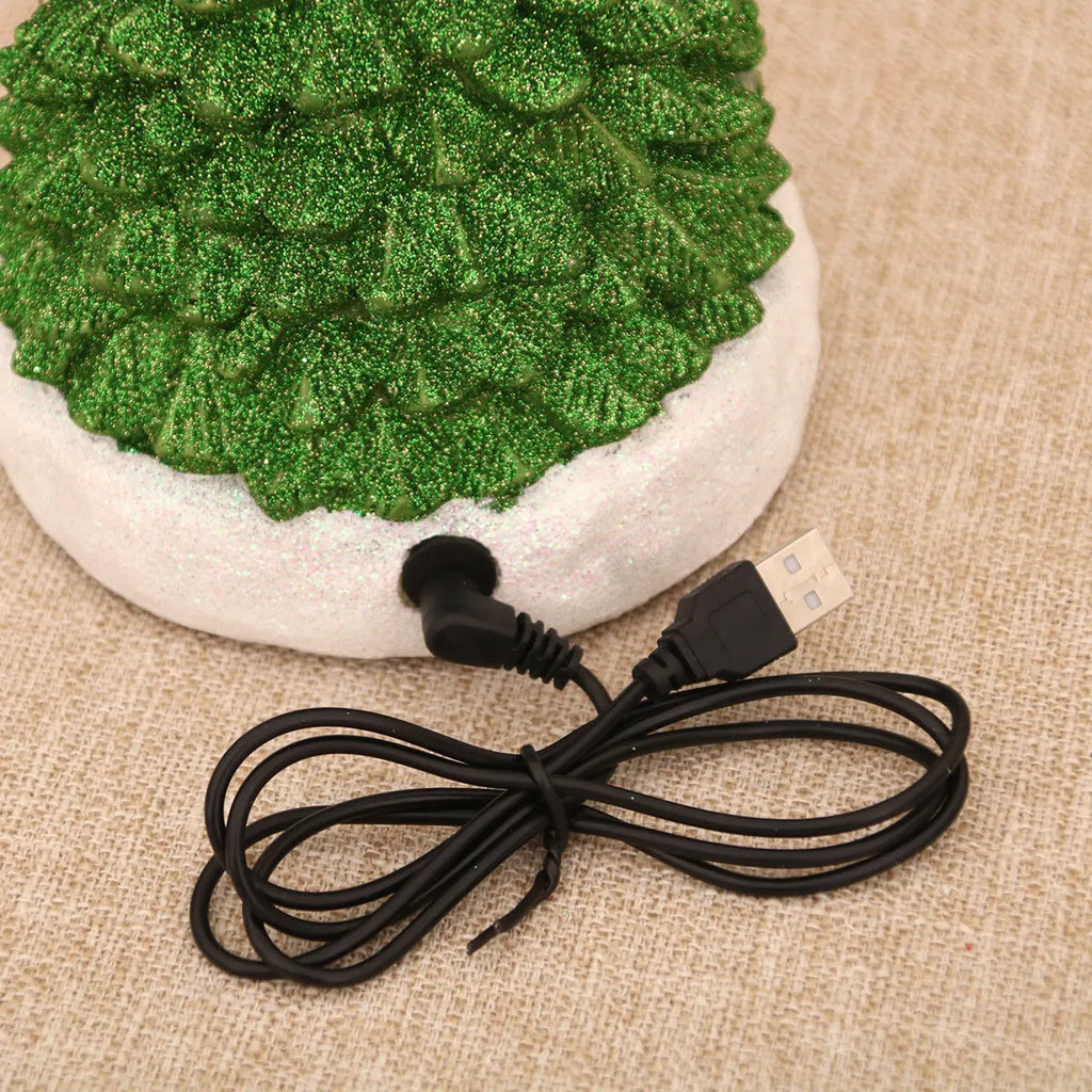 Christmas Music Train LED Music Box Christmas Tree Gingerbread Man Music Box Night Light Xmas New Year Decor Ornament Gifts