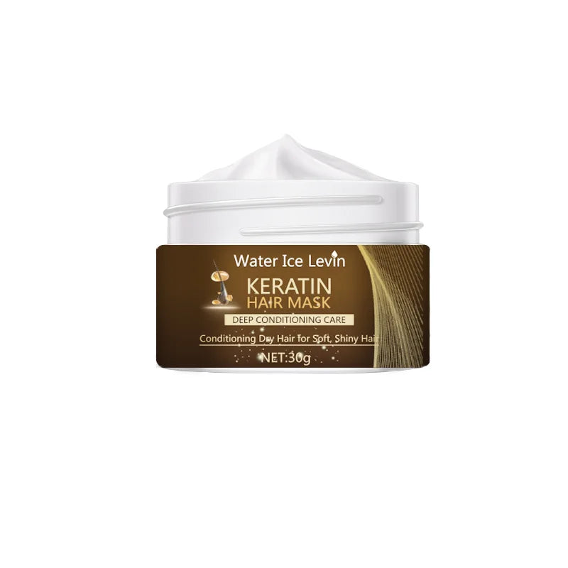 Keratin Magic Hair Mask Protein Straightening Repair Dry Frizzy Damaged Hair Milk Professional Smooth Shiny Deep Moisturizing Care 60G/30G