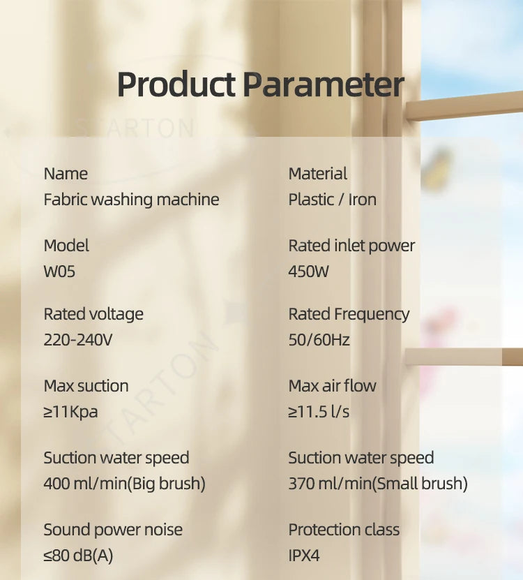 Jesun Multi-Purpose Portable Carpet and Upholstery Cleaner Cordless Spot Cleaner Stain Remover Wet Dry Vacuum Pet Stain Vacuum