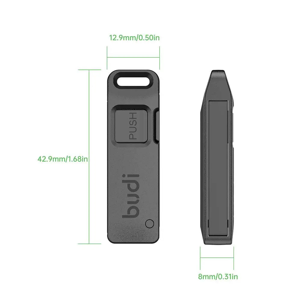 BUDI Anti-Lost Sim Card Eject Pin Needle Storage Box