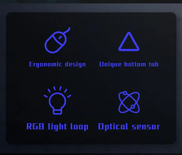 2025 Latest High Quality Ergonomic Design Gaming Mouse Desktop Computer Laptop USB Backlit Mouse Manufacturers Hot Sale