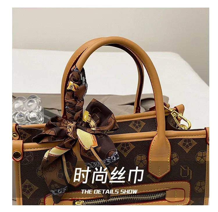 2025 New Womens Minimalist Tote Bag Large Capacity Practical Design Perfect Companion for Daily Commuting Travel