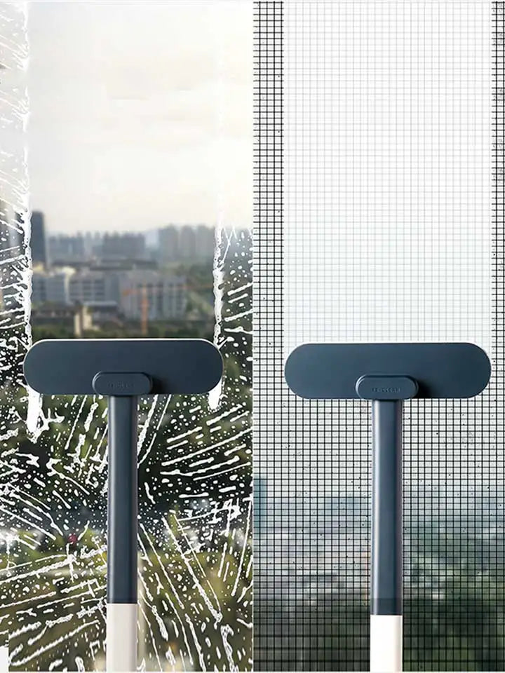 1 multifunctional long handled window brush, wet and dry dual-usecleaning brush,glass brush,sofa,wall, pet hair, carpet cleaning