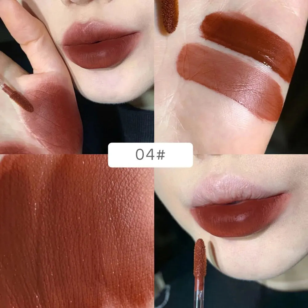 Gege Bear Rabbit Lip Glaze, Matte Velvet Lip Clay