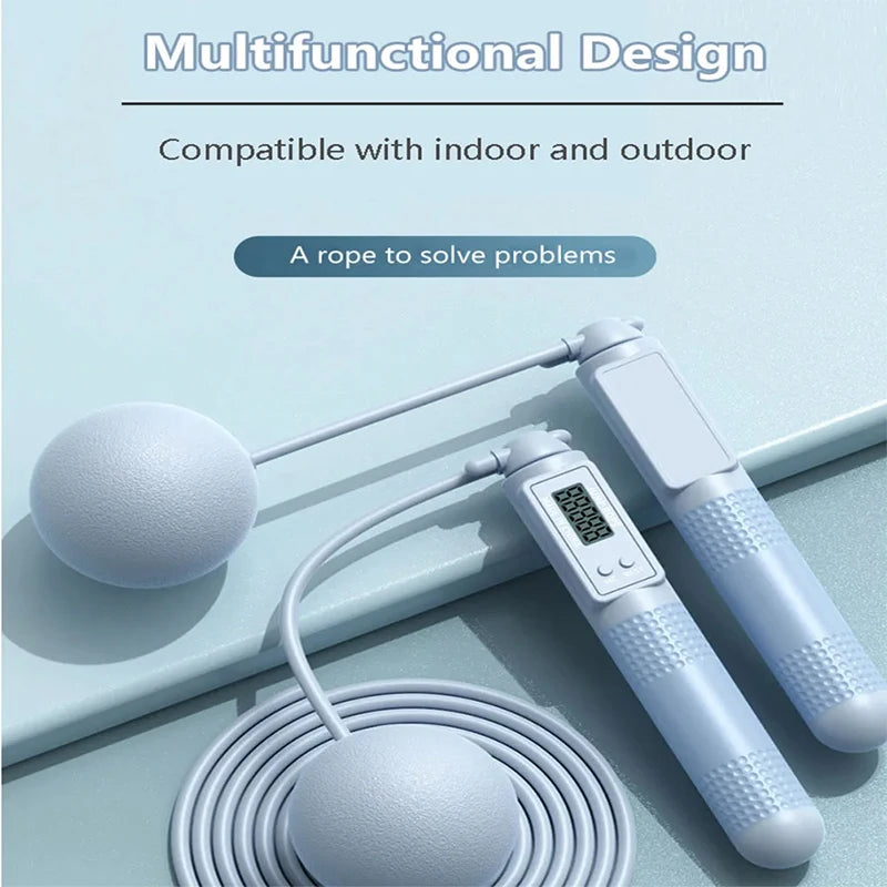 Intelligent Counting Cordless Jump Rope Professional Sports Fitness Adult Student Dual Purpose Jump Rope Sporting Goods
