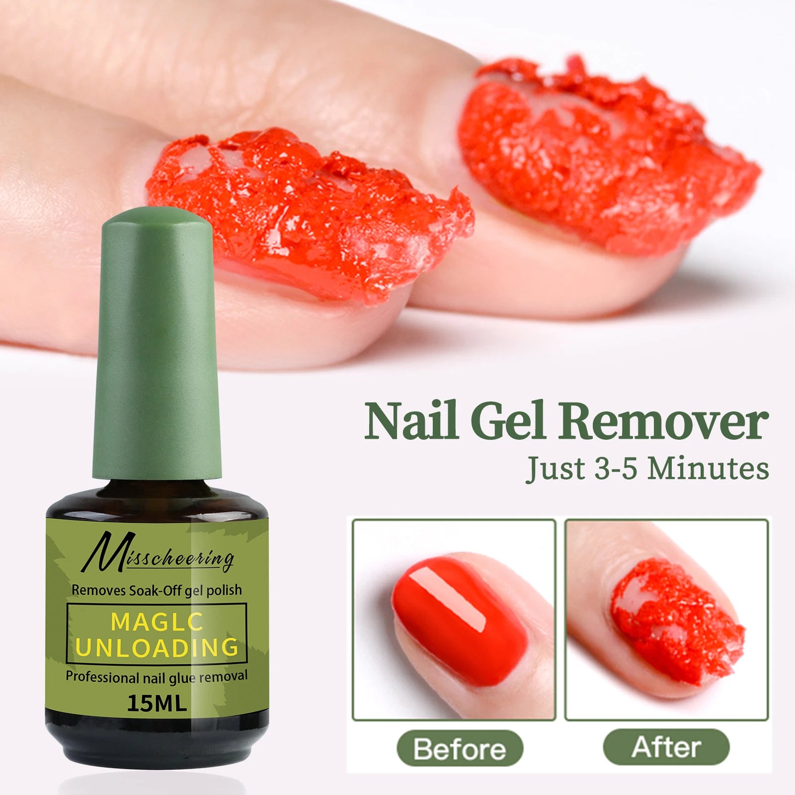 15ml Magic Fast Nail Gel Polish Remover