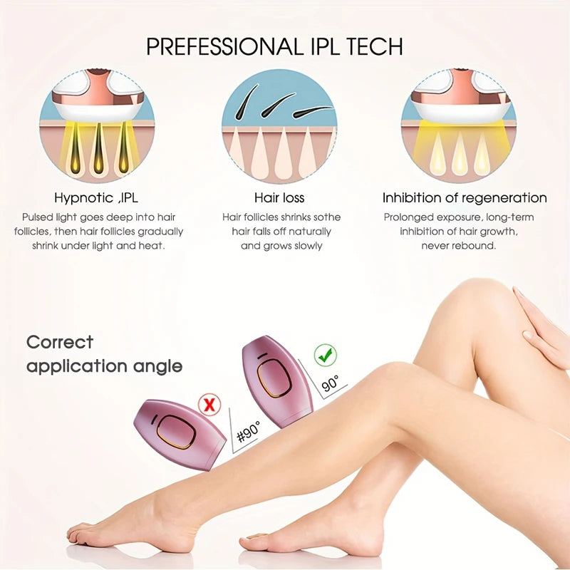 Laser photon skin rejuvenation and hair removal device for whole body painless hair removal device for men and women