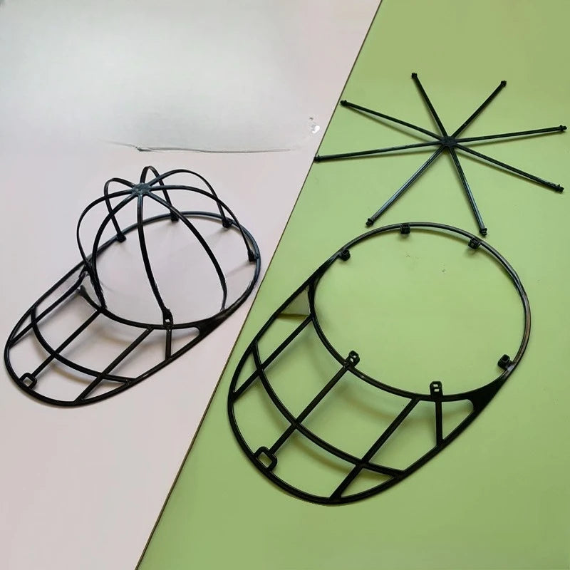 Washer Safe Hat Cleaner Cage and Mesh Laundry Bag,Baseball Cap Shape Protector for Washing Machine and Drying Laundry Organizer