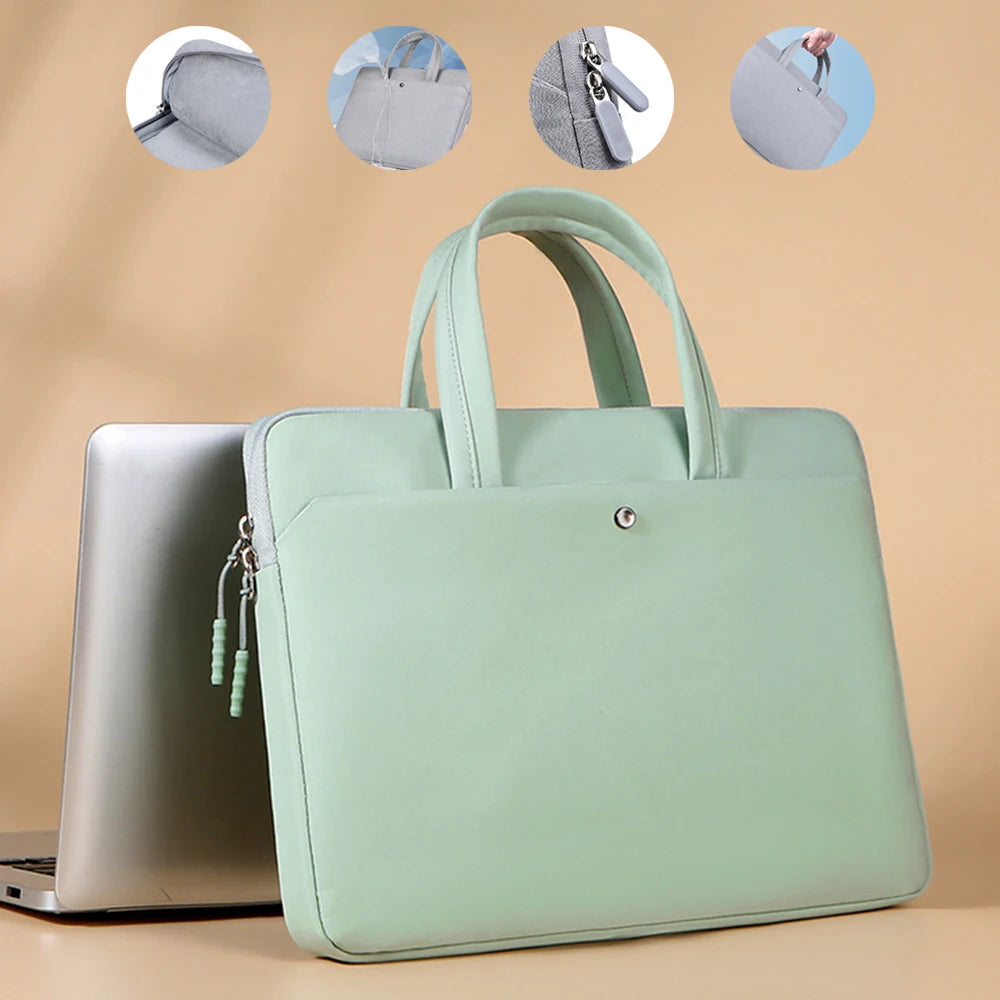 CASEPOKE Women Laptop Case 13.3in 14.6in 15.6in Handbag for Tablet Moblie Phone Laptop Bag for Macbook Air Pro Lenovo Xiaomi HP